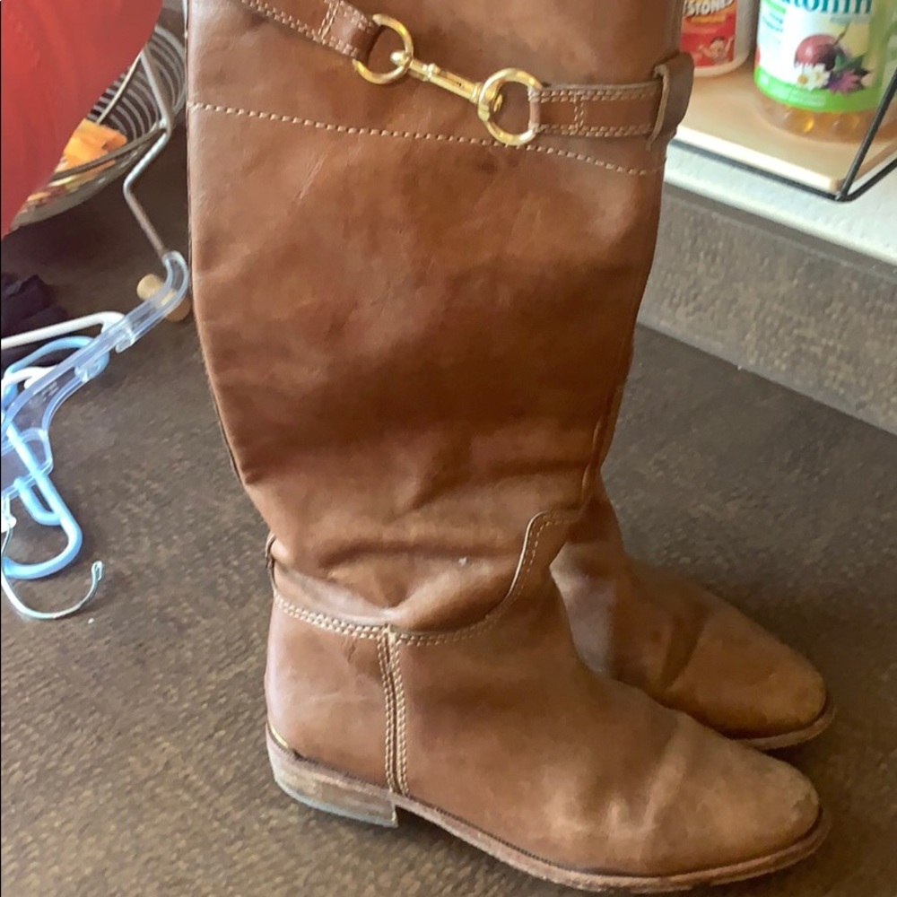 Worn coach riding boots - still a lot of life